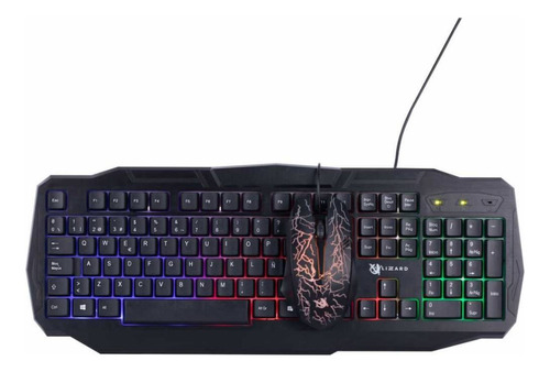 Combo Gamer Xzz-co-01 Teclado Y Mouse Rgb Usb X-lizzard