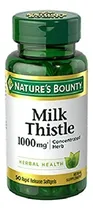 Comprar Nature's Bounty Cardo Mariano, Suplemento herbal para la salud, Apoya la salud del hígado, 1000 mg, Cápsulas blandas de liberación rápida, 50 Softgels de rapida liberación