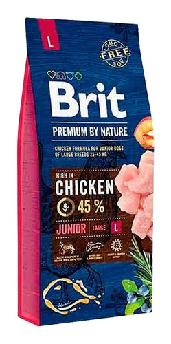 Brit Premium Perro Junior Large 15kg Envió Gratis Razas 