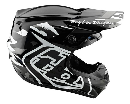 Casco Moto Gp Overload Camo Negro / Gris Tld Original