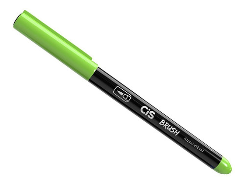 Caneta Marcador Artístico Brush Pincel Estojo 12 Cores Cis