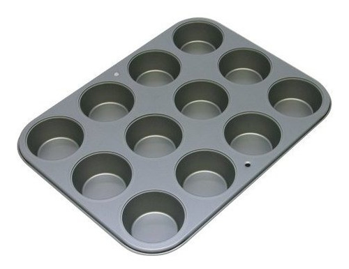 Molde Antiadherente Para Muffins De 12 Tazas