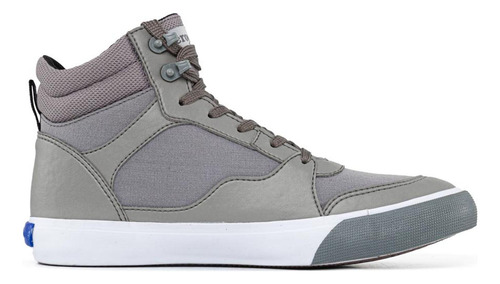 Imagen 4 de 8 de Tenis Kelvin Gris Para Hombre Croydon