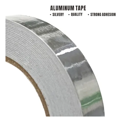 Cinta De Aluminio Autoadhesiva De 24 Mm X 50 Mts