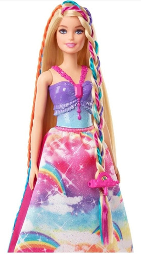 Muñeca Barbie Dreamtopia Princesa Trenzas Mágicas