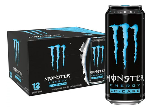 Monster Bebida Energetica Low Carb 12 Pack 473ml Imp.