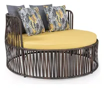 Comprar Lorenttistore Chaise Divã Em Junco Vime Ratan Fibra Sintética P\u002F Áreas Internas E Externas
