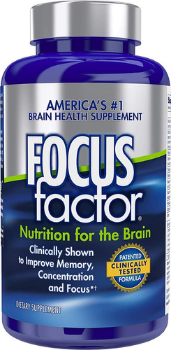 Focus Factor Vitamina Memoria Concentración 180 Tabletas