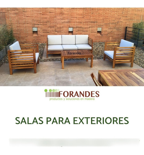 Sala En Madera Para Exterior En Teca