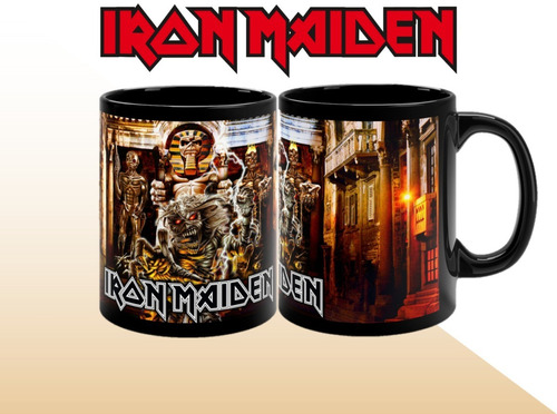 Iron Maiden Eddie Taza De Rock Sublimada De 11 Onza 1 Pieza