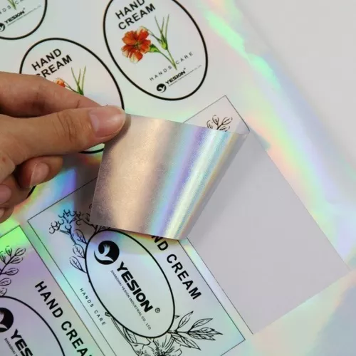 DECO65 Chrome Rainbow Lazer Holographic Permanent Craft Film