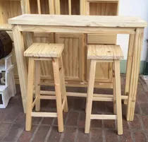 Comprar Desayunador Barra + 2 Taburetes Banquetas