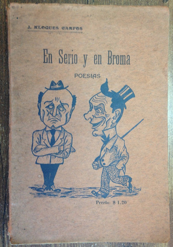 Talca Kloques Campos En Serio Y En Broma 1915 Poesia