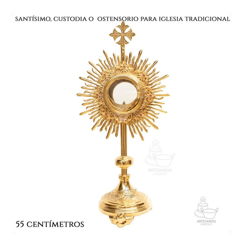 Custodia Tradicional Liturgica Ostensorio Santísimo