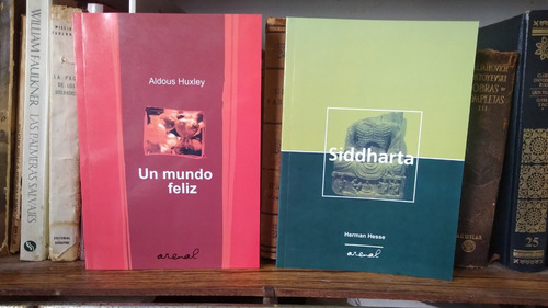 Mundo Feliz + Siddharta - Huxley / Hesse - Ed Arenal Nuevos