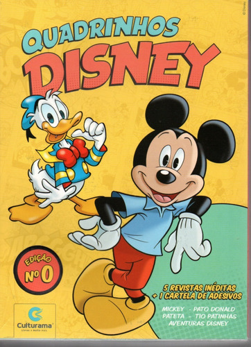 Box Revistas Disney Zero + Adesivo Culturama - Bonellihq C19