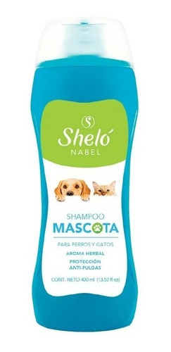 Imagen 1 de 1 de Shampoo Anti Pulgas Para Perros Y Gatos Sheló Nabel