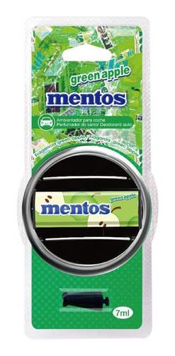 Ambientador Mentos Vent Fragancia Manzana Verde