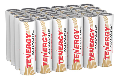 Tenergy Bateria Alcalina Aa De 1.5 V, Pilas Aa No Recargable