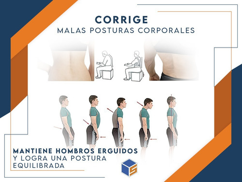 Corrector Postura Espalda. Espaldera Postural Neoprene Dema