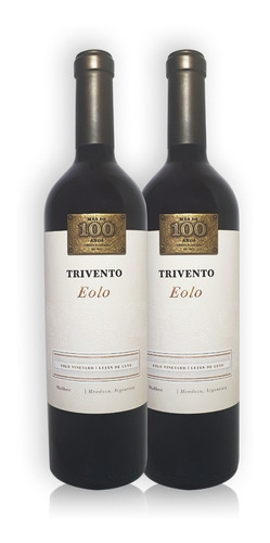 Vino Trivento Eolo Vineyard Malbec Kit X2u 750ml Trivento