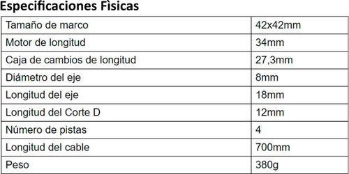 Imagen 5 de 5 de Motoreductor Nema 17 5:1