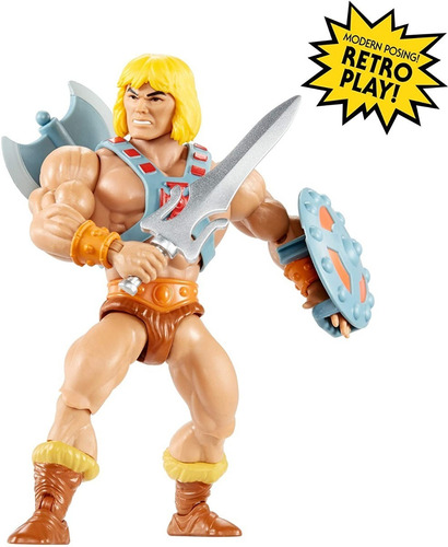 He-man Motu Origins 2020 Retro Play + Comic Book (Usado)