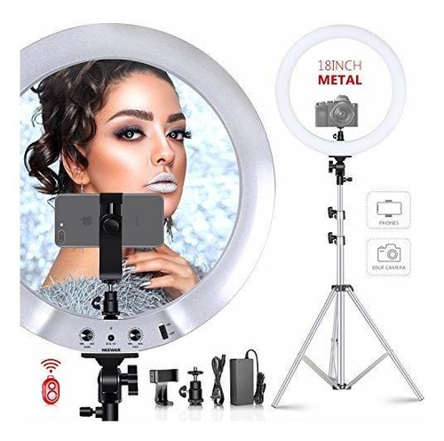 Ring Light Kit:  Cm Exterior Regulable Led Stand Bolsa Bm