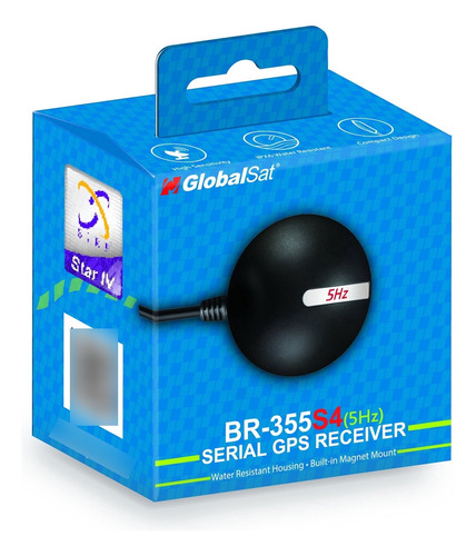 Globalsat Br-355-s4 Serie 5 Hz Gps (negro)