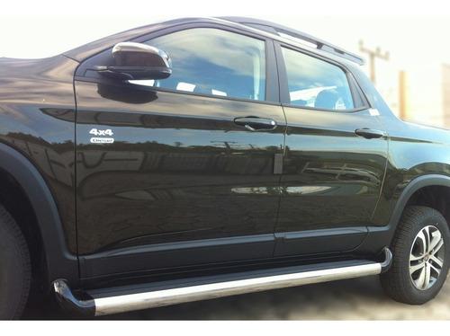 Estribo Personalizado Vermelho Colorado Fiat Toro 2016 2019