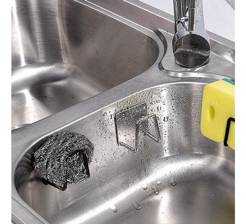 Cocina Esponjas De Lavado Titular Gancho Autoadhesivo