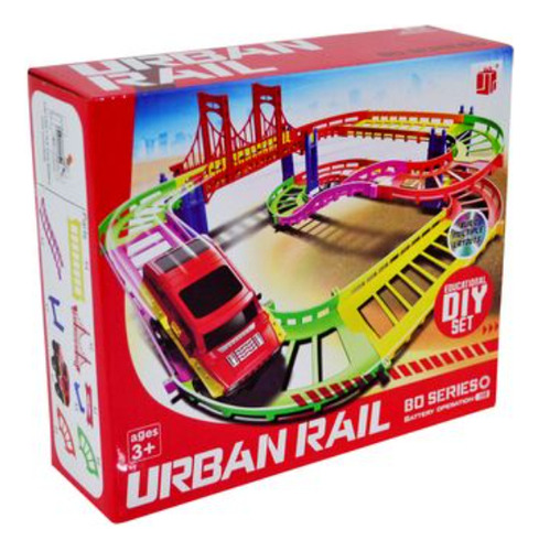 Pista De Autos Urban Rail En Caja 20.8x18x6.5cm - 53788