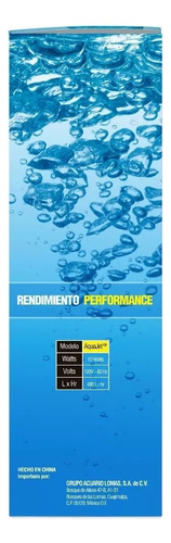 Filtro Interno Para Pecera 50 Litros Aquajet 10f Acuario