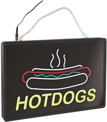 Benchmark 92002 Ultra-bright Sign, Hotdogs, 20  Longitud X 1