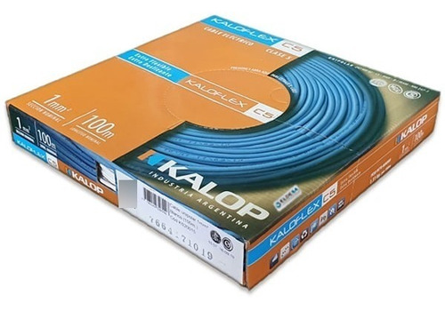 Cable Unipolar 1mm Kalop Normalizado Pack X2 (200 Metros) 