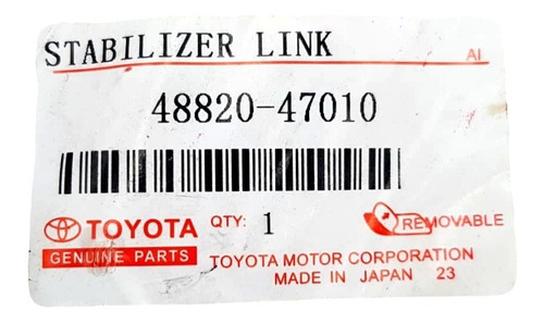 Huesito Barra Estabilizadora  Lapiz Bieleta Toyota Corolla 