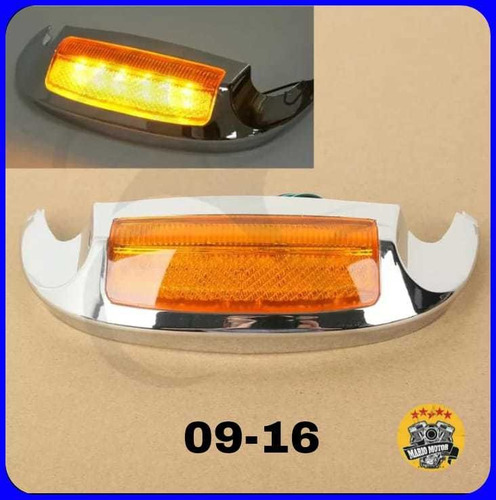 Front Fender Light Ámbar Para Harley Davidson 09-16