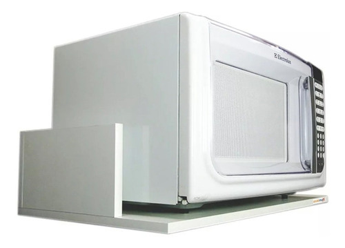 Suporte Microondas - Nicho/prateleira Mdf Branco 55x10x38