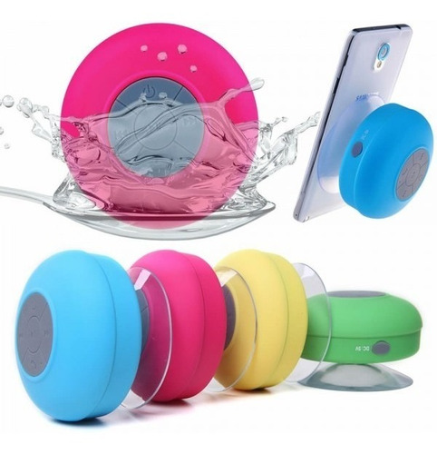 Imagen 3 de 4 de Corneta Parlante Inalambrica Bluetooth Para Ducha Waterproof