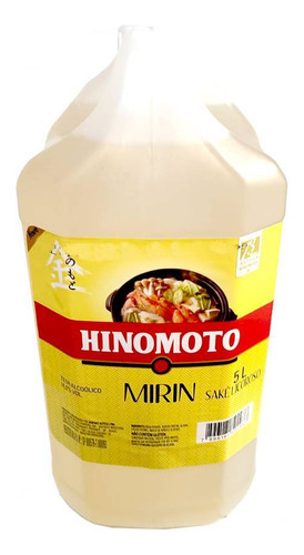 Saquê Culinário Licoroso Mirin Galão 5 Litros - Hinomoto