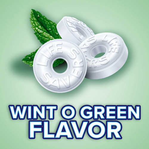 Salvavidas Life Savers Wint O Green menta con azúcar 1.53kg