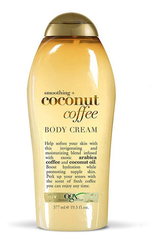 Ogx Crema Corporal Suavizante De Coco Y Café 577ml Tipo De Envase Bote Fragancia Coco Y Café