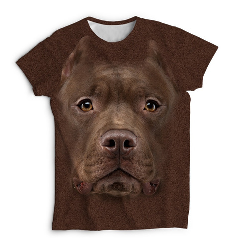 Remera De Perro Pitbull Terrier Colección Furious