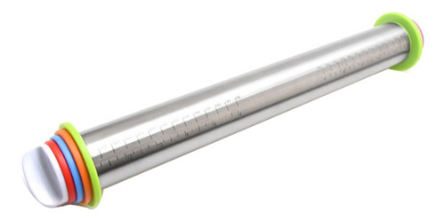 Palote Acero Inoxidable 43 Cm Ajuste De Medida De Grosor