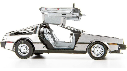 Cc El Rompecabezas 3d Metal Delorean Volver Al Futuro