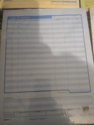 3 Block Poliza Egresos, 1 De Ingresos 2 De Diario Mas, Leer (Usado)