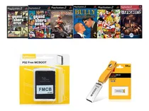 Comprar Memory Card Ps2 Fat Chip Virtual + Usb 64 Gb + 15 Juegos