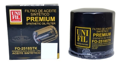 Filtro Aceite Especial Sintético Spark Aveo Beat Fo-2518stk 