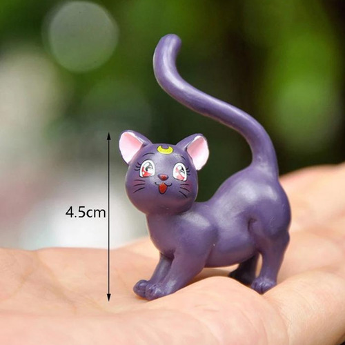 Figura De Mascota Luna Sailor Moon Gatito Anime Aesthetic