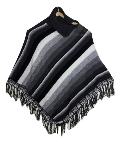 Ponchos De Lana De Alpaca Juvenil Adultos Talle Unico